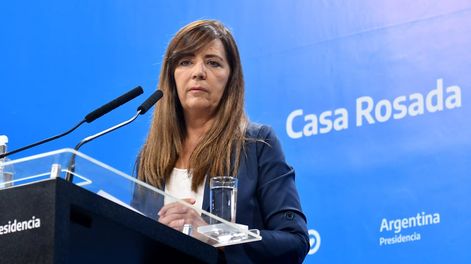 La portavoz de la Presidencia, Gabriela Cerruti, (Télam)