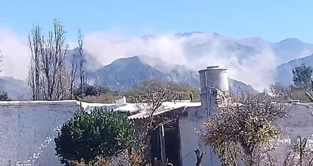 La Rioja'da heyelanlar, kaya düşmeleri ve korku