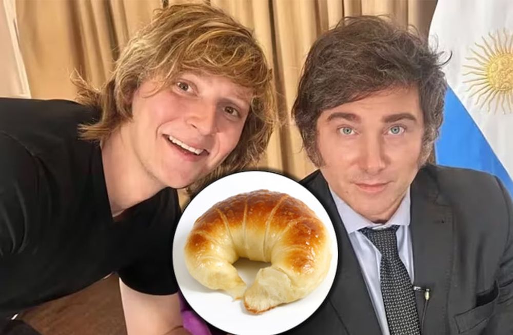 Iñaki Gutiérrez anunció que el gobierno de Milei dispuso dar de baja el contrato con el proveedor de medialunas y tostados de la Casa Rosada (Collage). / Foto: La Voz