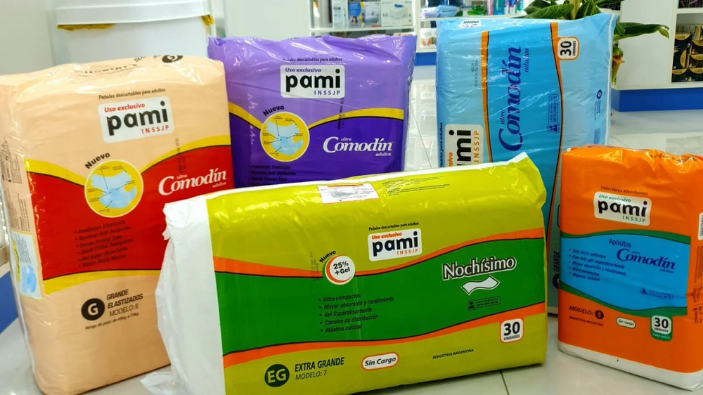 Desde junio hay una nueva modalidad de entrega de pañales de Pami