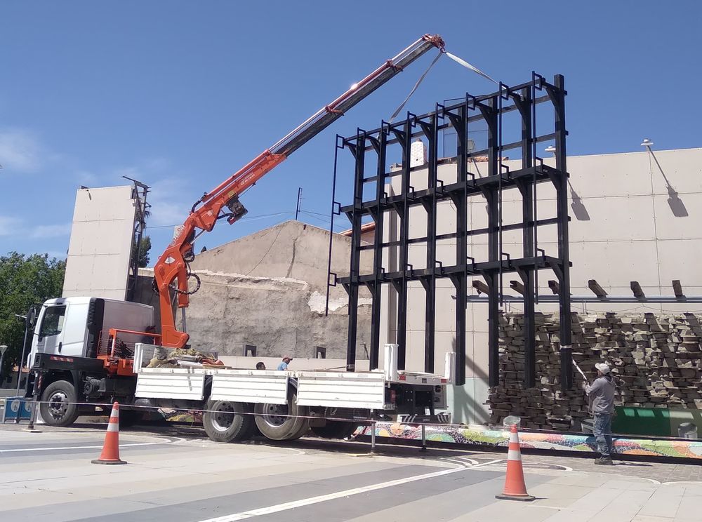 Se viene la nueva pantalla gigante del Paseo de la Patria, en San Martín