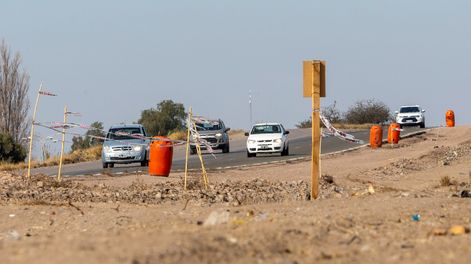 Los Andes | Arrancan los cortes totales por obras en el Acceso Este a la altura de Maipú