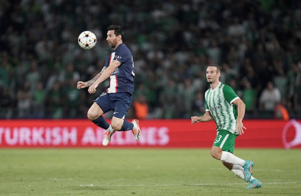 Lionel Messi marcó un gol en el triunfo del PSG en la Champions League. (AP)