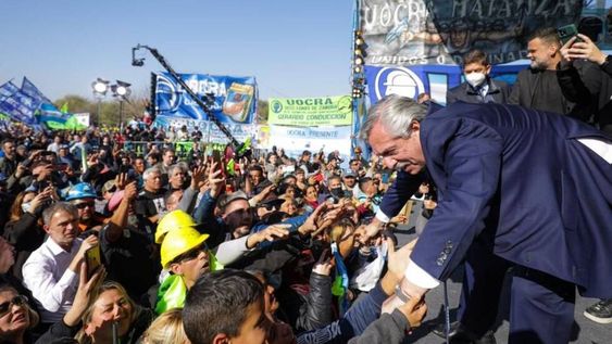 El presidente Alberto Fernández fue a un acto que le armó la UOCRA en un distrito bonaerense. No fueron ni el intendente ni el gobernador.