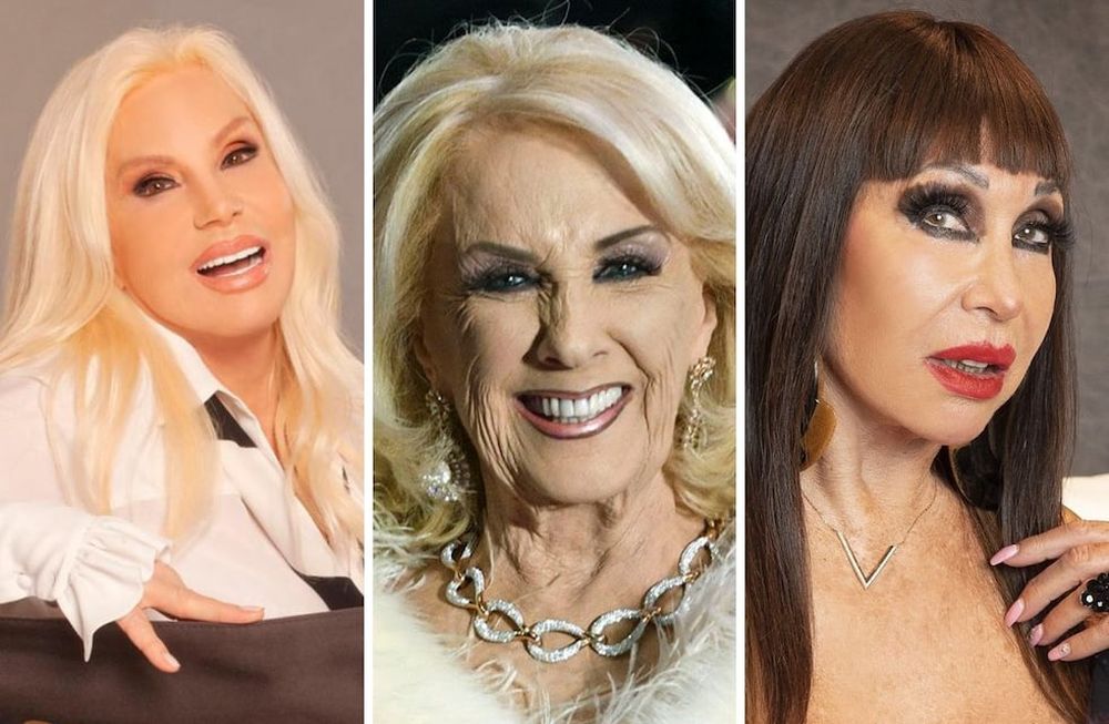 Quién es más famosa: Mirtha Legrand, Moria Casán o Susana Giménez.
