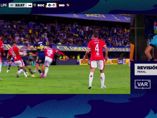 El penal vía VAR para Boca que desató bronca de Independiente de Avellaneda