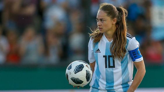 La mendocina Estefanía Banini, fundamental en el ataque argentino. / AFA