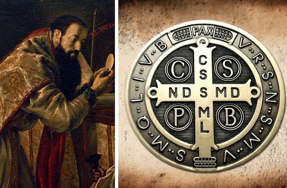 En la historia católica son numerosos los cristianos que han portado la medalla y la cruz de San Benito para contrarrestar las fuerzas del diablo.