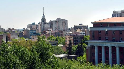 Día soleado en Mendoza. Foto: Orlando Pelichotti