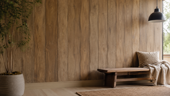 transforma tus paredes en madera con este truco: paso a paso para hacerlo vos mismo