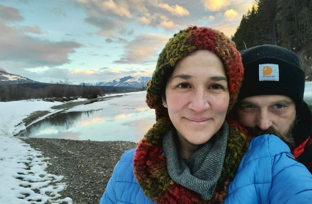 Se conocieron por accidente en unas vacaciones y ella dejó Mendoza para irse a vivir a un paraíso en Canadá. Foto: gentileza Mariela Encina Lanús.