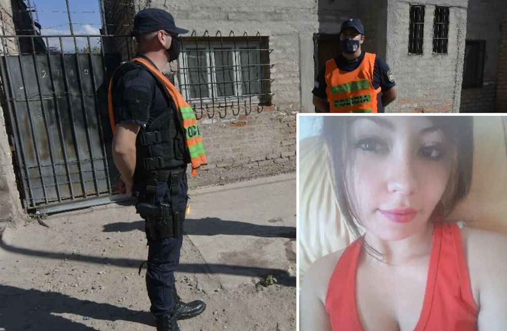 Daiana cayó desangrada en la vereda de la casa que alquilaba desde marzo. Sufrió heridas en el pecho, la espalda, el cuello y en la cabeza. Foto: Orlando  Pelichotti/ Los Andes