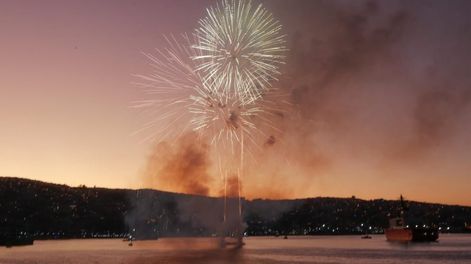 Los Andes | Ensayo fuegos aartificiales