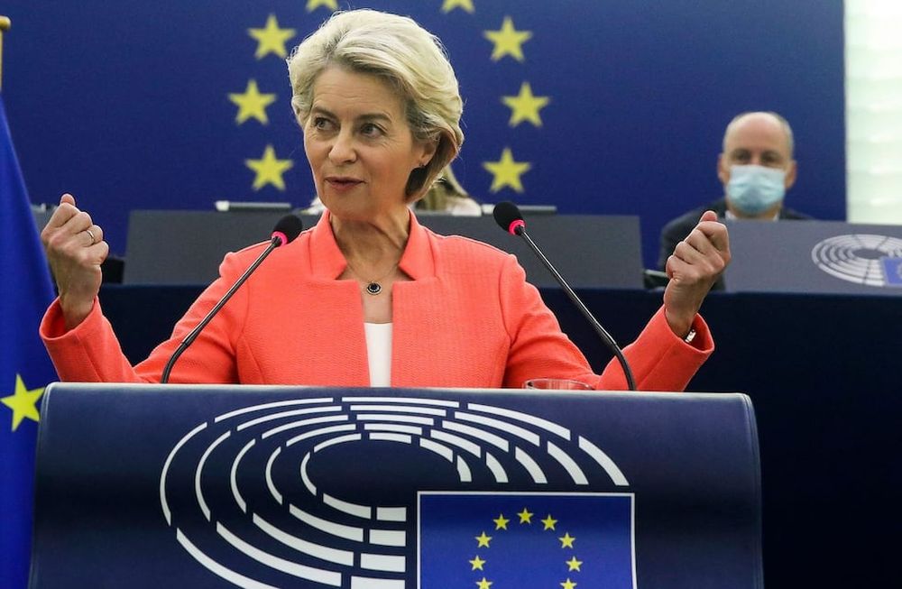 Ursula Von der Leyen, presidente de la Comisión Europea.