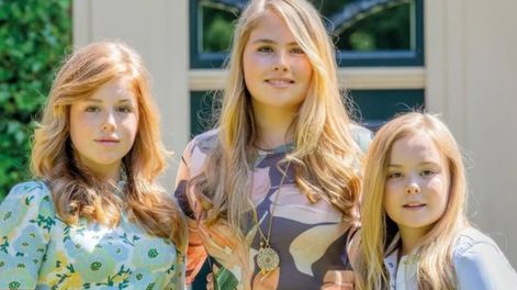 Amalia, la hija mayor, no fue incluida en la propuesta porque es la heredera al trono en los Países Bajos. Foto: Gentileza