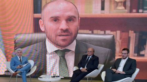 Guzmán participó en forma virtual del encuentro internacional de bancos de desarrollo.