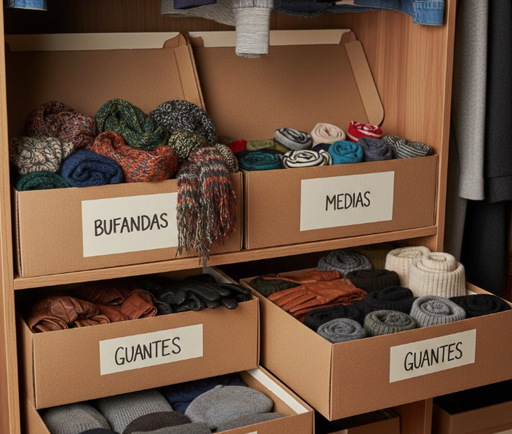 El reciclaje de cajas suma organizaci&oacute;n, aplica un truco pr&aacute;ctico y mejora el hogar.
