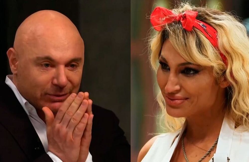 Vestida de novia y con un ramo, Vicky Xipolitakis apuró a Martitegui y él confesó su trauma
