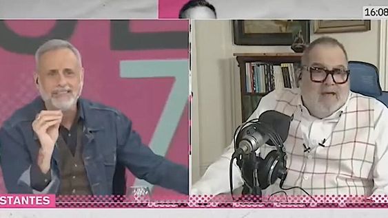 Así fue el mano a mano de Jorge Rial con Jorge Lanata: “Massa es peronista, no kirchnerista”. Foto: captura de video
