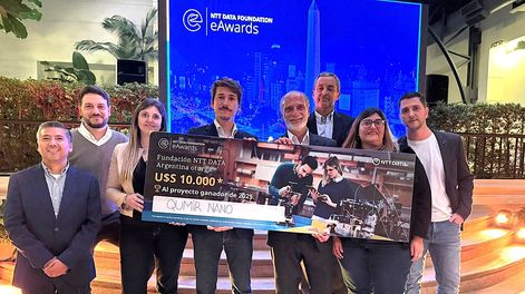 Franco Ciaffone, Co-founder & CEO de Qumir Nano fue uno de los ganadores de la edición 2025 de los premios de NTT Data Foundation