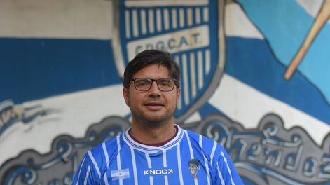 Juan Alejandro Cachorro Abaurre, uno de los grandes ídolos de Godoy Cruz Antonio Tomba. / Claudio Gutiérrez