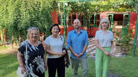 Graciela Santamaría, Cristina Pandolfi, Marc Weiss y Fátima Villagra.