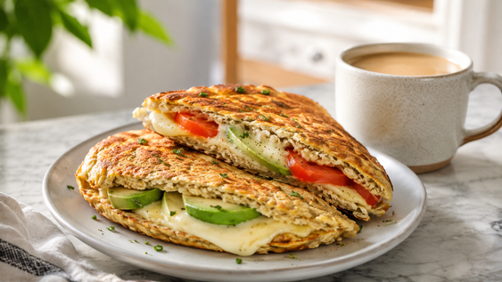 pan de avena hecho en sarten en 3 minutos, ideal para el desayuno de todos los dias