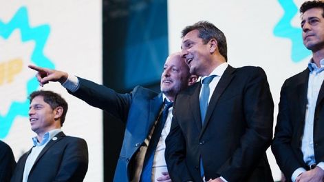 Los Andes | Sergio Massa, candidato presidencial de Unión por la Patria, junto al ahora exjefe de Gabinete de Axel Kicillof, Martín Insaurralde (Foto gentileza)