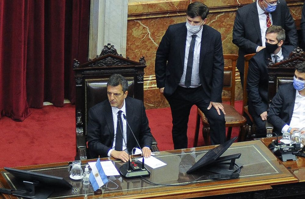 Sergio Massa salió a presionar a los gobernadores anunciando los infortunios financieros que tendrán las provincias por no haberse votado el presupuesto 2022. Foto Federico Lopez Claro