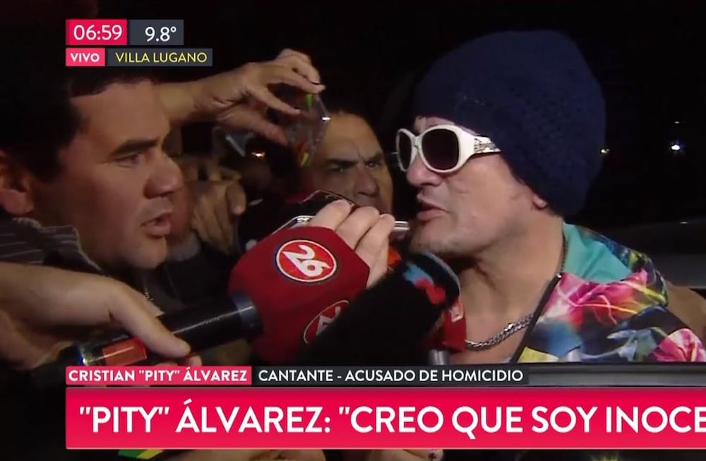 Se entregó Pity Álvarez y confesó el crimen: “Era él o yo”