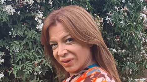Lizy Tagliani captada en un choque en cadena.