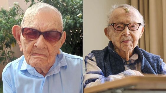 João y Ken, los hombres más longevos del mundo, de festejo.
