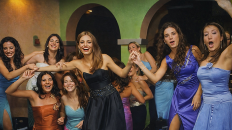 Backstage sin protocolo: candidatas a reina celebraron y bailaron en la previa vendimial, en una edición que ese año también rompió moldes en la estética del Acto Central con la decisión de salir a escena sin capa.&nbsp;