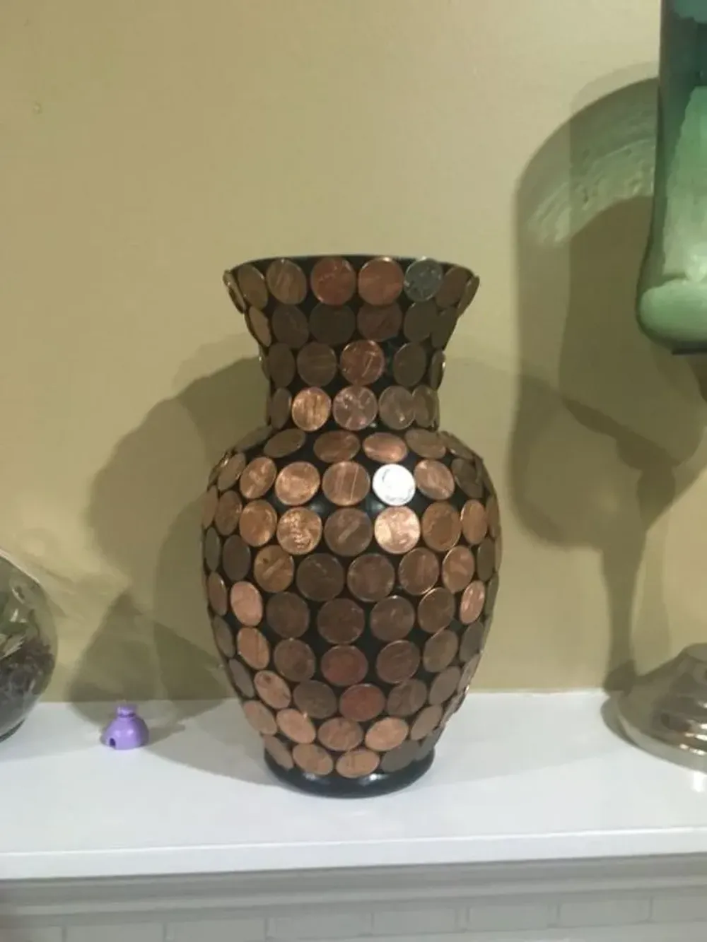 Con las viejas monedas que están en tu casa y ya no tienen valor de venta, podrás hacer adornos. 