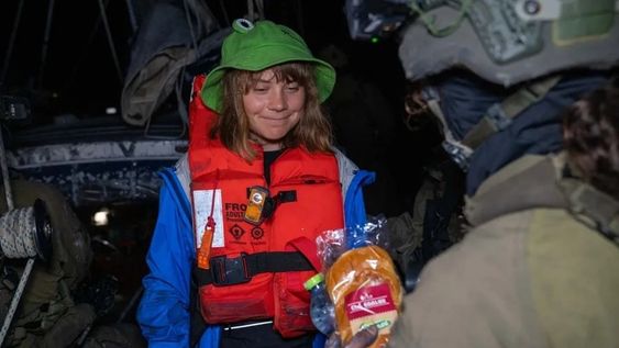 El barco humanitario en el que viajaba Greta Thunberg hacia Gaza fue interceptado por Israel.