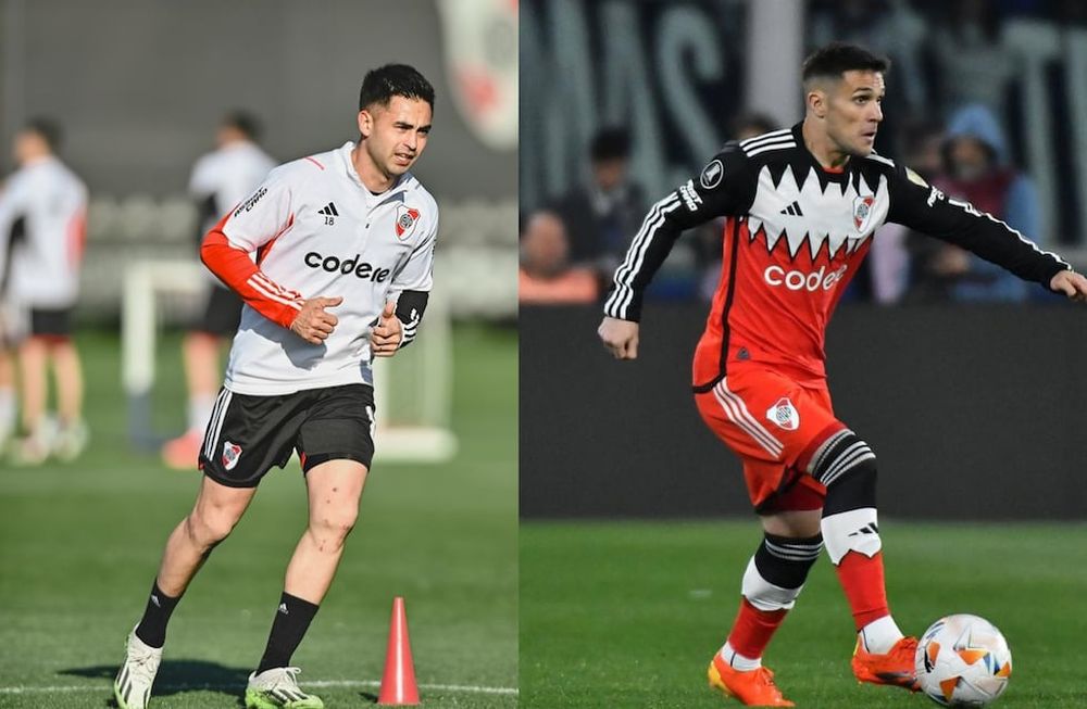 Martínez y Bustos, recuperados para la serie ante Mineiro. /Foto: River Plate