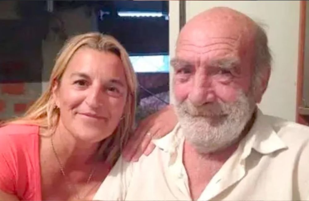 José Luis Silva y una de sus hijas - Foto La Capital