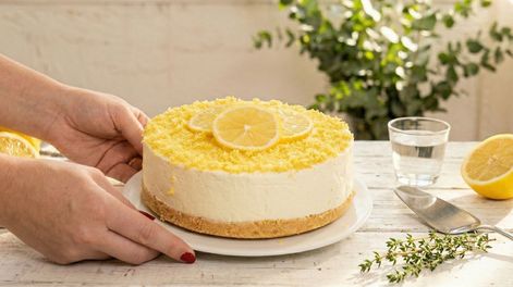 facil, fresca y sin horno: como hacer un delicioso cheese cake de limon con pocos ingredientes