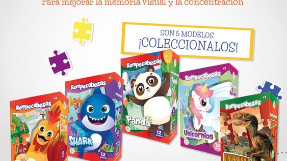 Materiales didácticos para el inicio de clases:  cuentos y rompecabezas, ideales para el jardincito