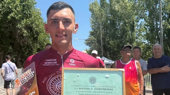 Ciclismo: Matías Contreras es el nuevo monarca del rutero.