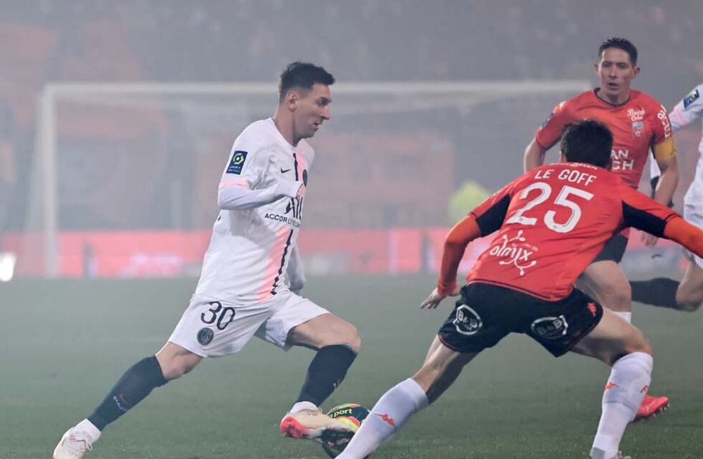 Lionel Messi jugó un buen partido, no hizo goles y el PSG apenas empató. (AP)