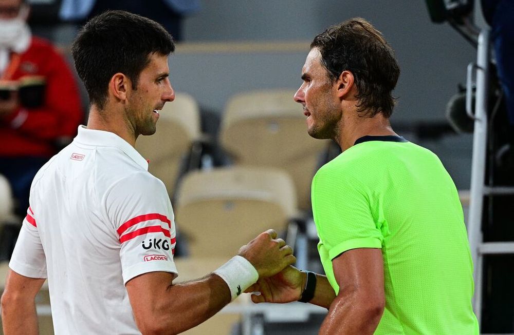 Rafael Nadal superó en los cuartos de Roland Garros a Novak Djokovic y alcanzó las semifinales. Lo ganó 6-2, 4-6, 6-2 y 7-6. Va por su título 14 en París. Impresionante. / Gentileza.