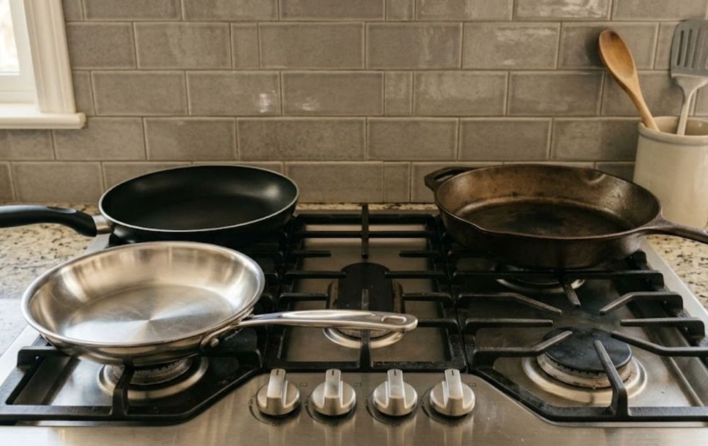Existen diferentes alternativas para cocinar en sartén. Pero conviene saber cómo se cuida el hierro, el acero inoxidable y el teflón.