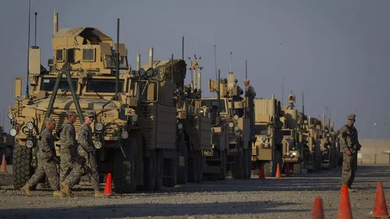 Soldados estadounidenses cerca de Nasiriya, Irak