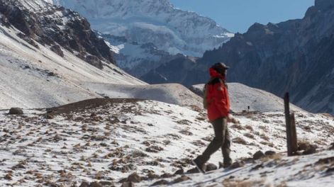 La nieve en el Parque Aconcagua, uno de los paisajes icónicos de Mendoza. /Los Andes
