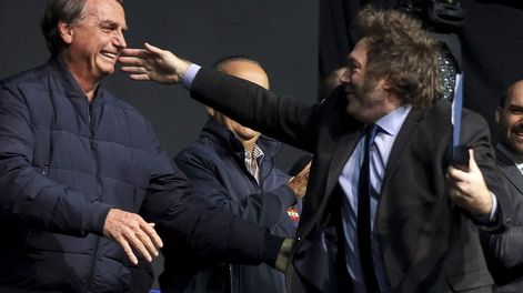 La Justicia de Brasil rechazó que Javier Milei visite a Jair Bolsonaro durante su prisión domiciliaria.