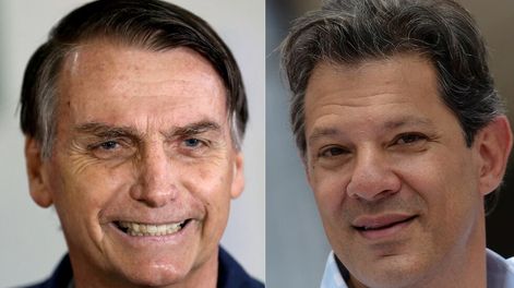 Bolsonaro y Haddad ya hacen campaña para la segunda vuelta de las elecciones en Brasil