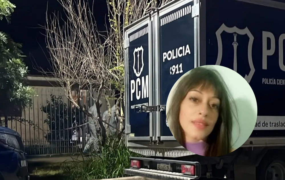 La Policía Científica realizaba anoche un detenido estudio de la escena del crimen. (Los Andes)
