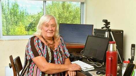 Carolina Jacky, abogada y candidata a diputada nacional por Protectora Fuerza Politíca. Foto: Daniel Caballero / Los Andes