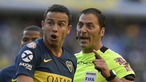 El claro que penal que no cobraron a favor de Boca